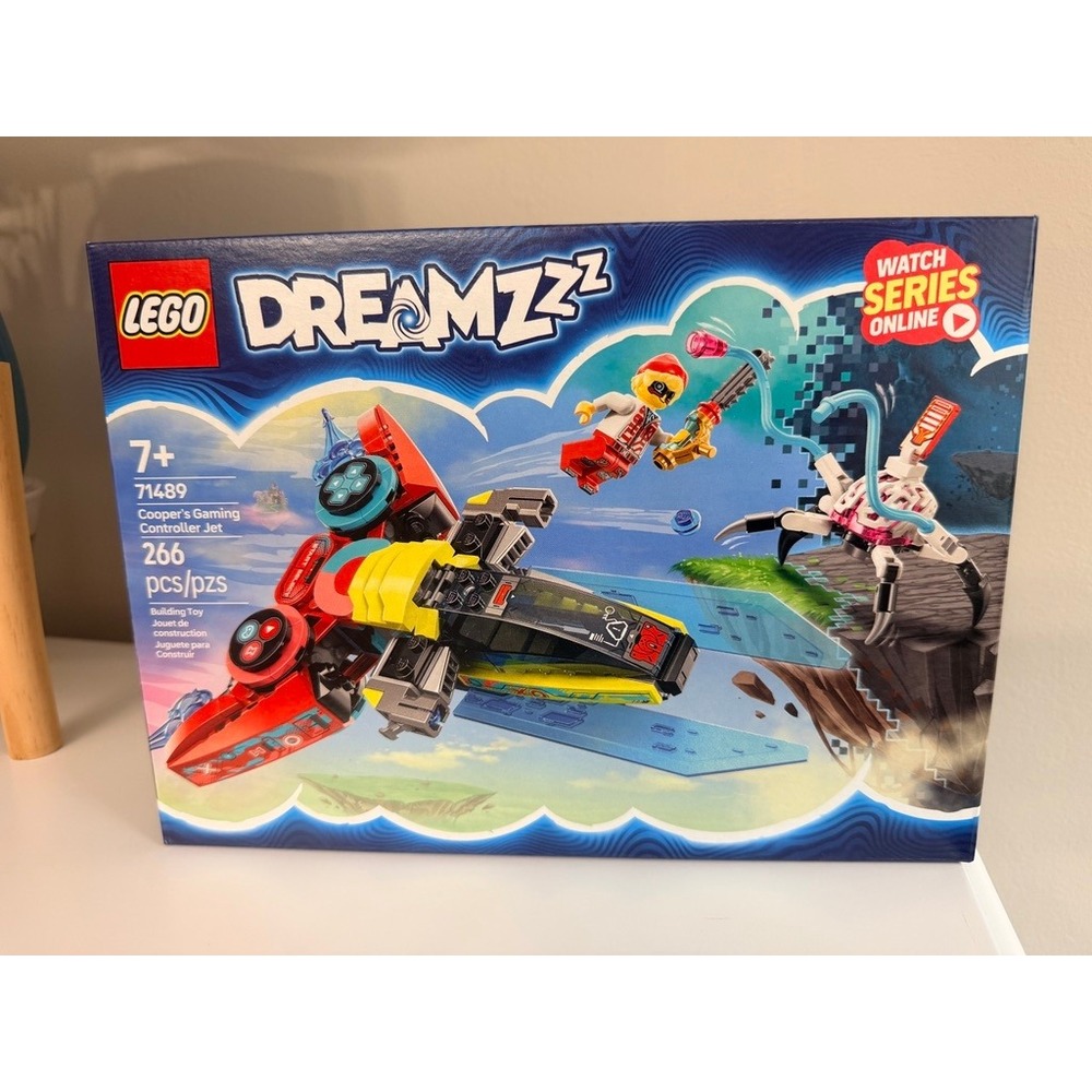 LEGO DREAMZzz Cooper's Gaming Controller Jet 71489 Kids Toy 266pc Red NIB NWT